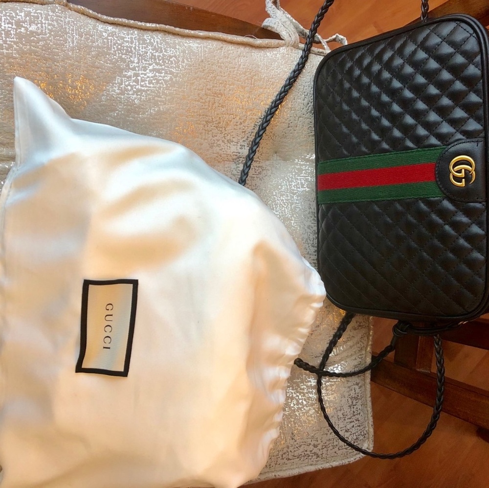 Gucci small quilted leather handbag